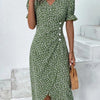 Judith | Sukienka V-Neck Fresh Bloom