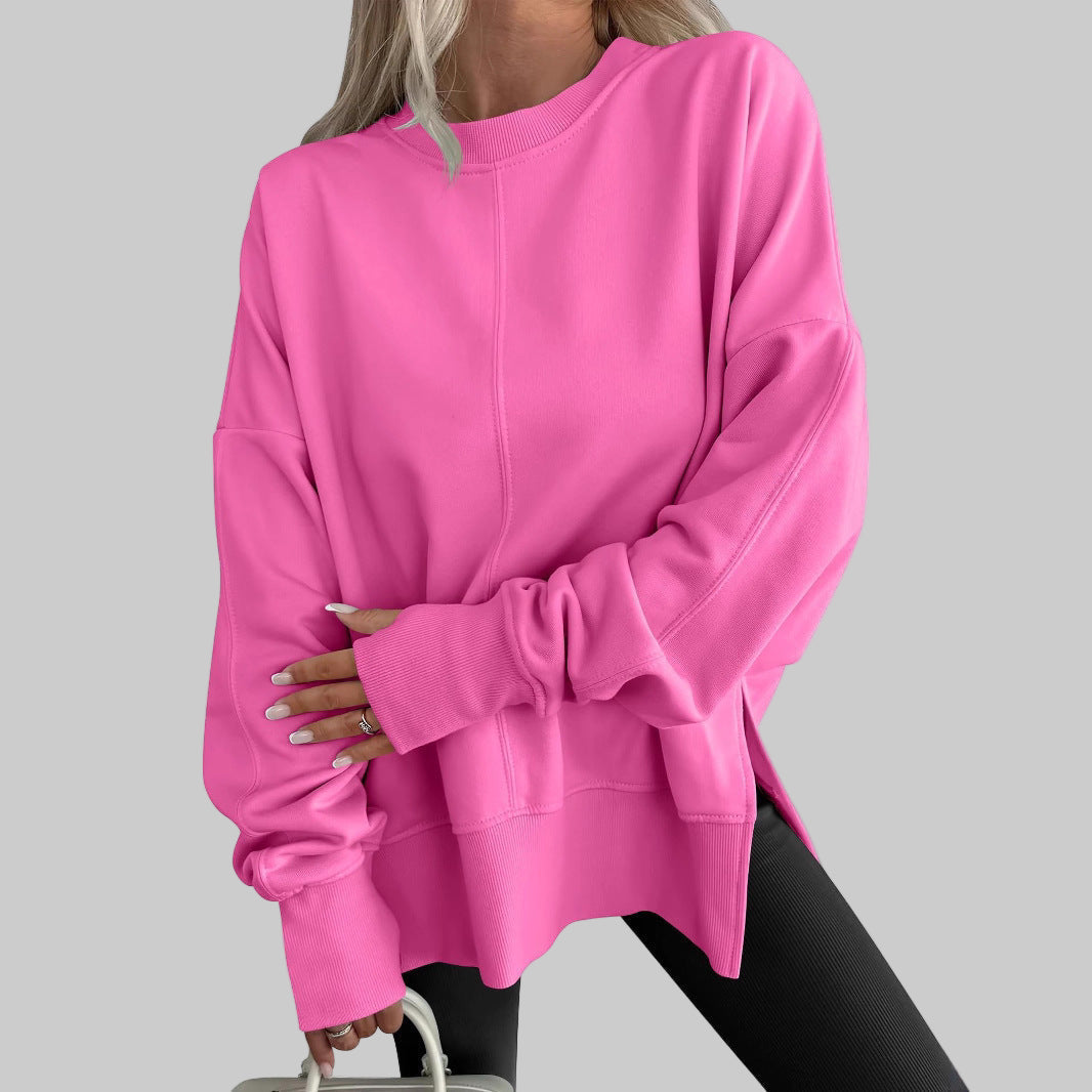 Tahira – Wygodna bluza oversize z długim rękawem