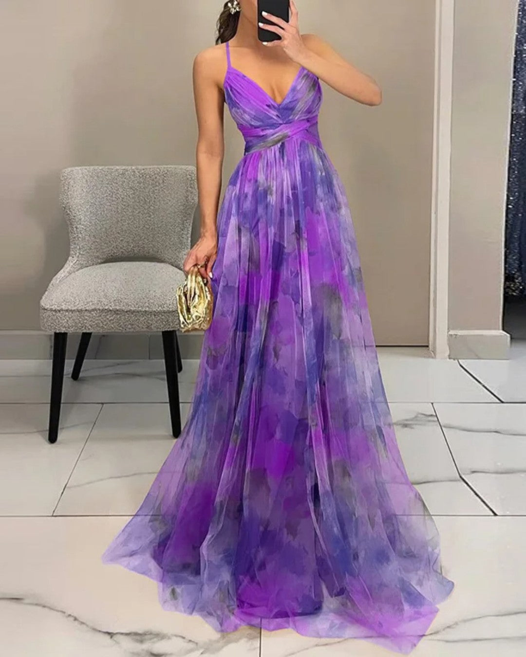 DELACROIX | Sukienka Maxi Elegancja Kwiatowa (EDYCJA LIMITOWANA!)