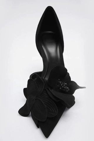 Kwiat popołudnia | Eleganckie buty na wysokim obcasie od projektanta
