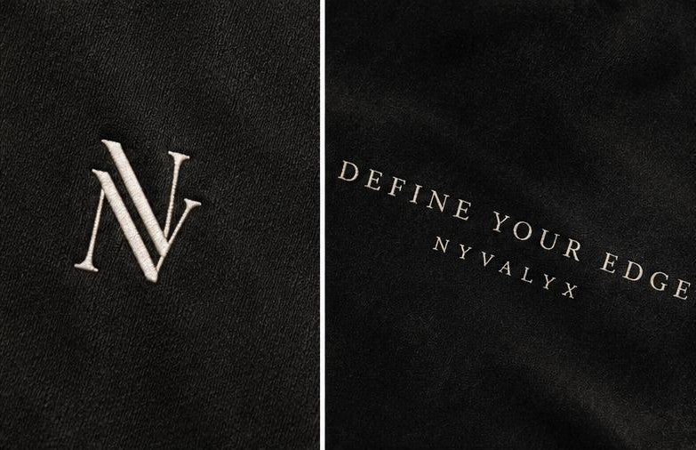 Nyvalyx washed black hoodie