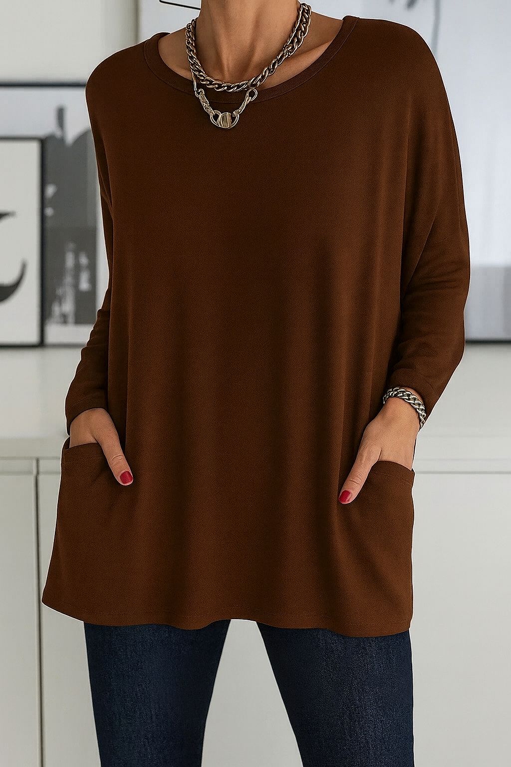 Ivendra – Miękki i elegancki top