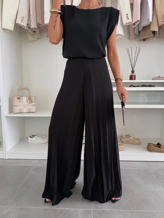Jowita – Elegancki komplet top + spodnie