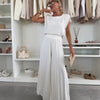 Jowita – Elegancki komplet top + spodnie