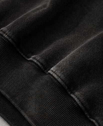 Nyvalyx washed black hoodie