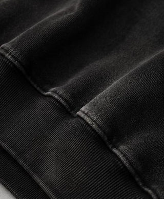 Nyvalyx washed black hoodie